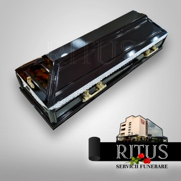 Гроб лакированный S176