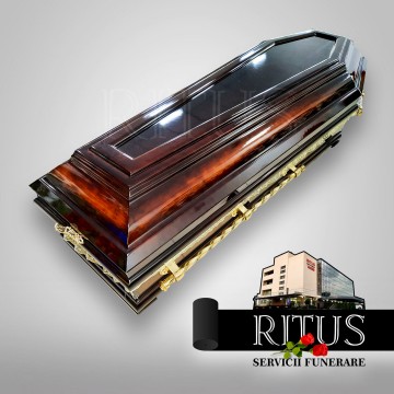 Гроб лакированный S190